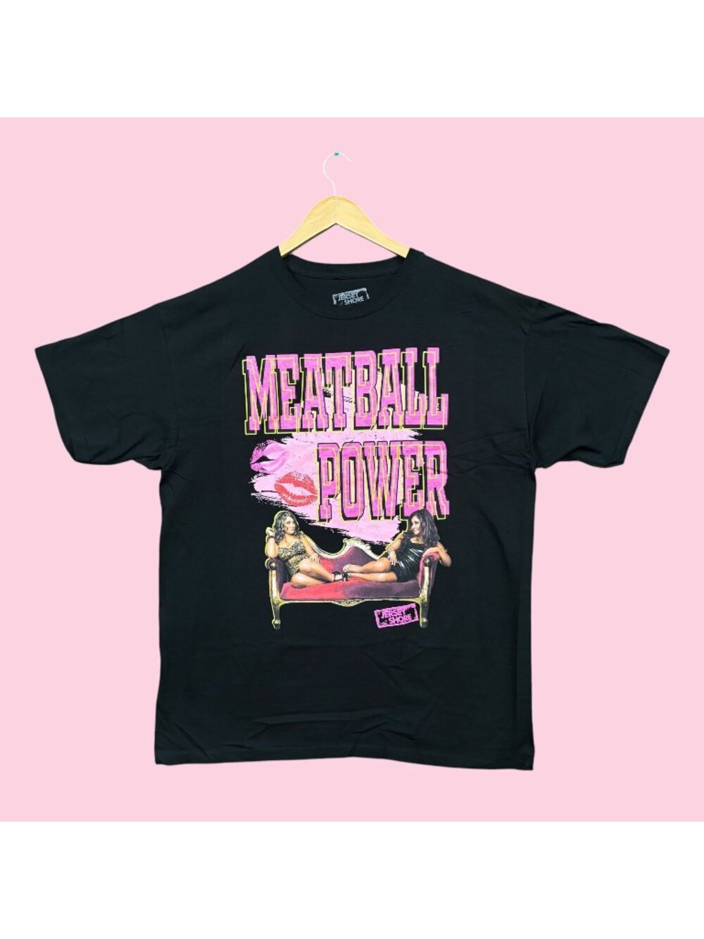 MTV Jersey Shore Meatball Power Snooki & Deena Tee XL